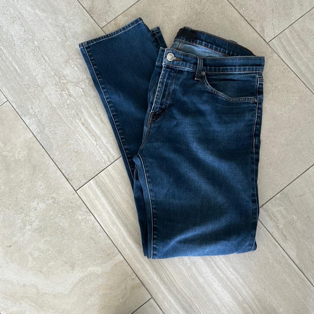 J Brand Size 36 Inch Slim Fit Denim Jeans